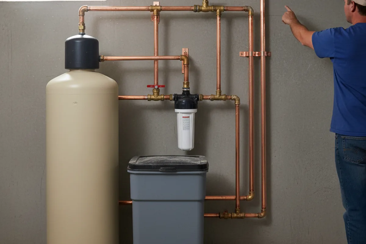 Whole-house water treatment system installed in Trent
